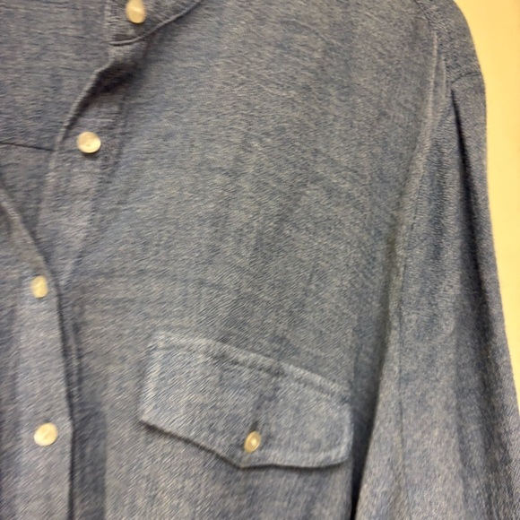 Lucky Brand Chambray Tie Front Dress - Picture 7 of 11